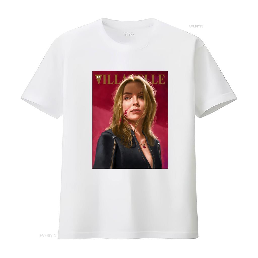 Maglietta Killing Eve Serie Fan Merge Polastri Girocollo Casual Tessuto Leggerunisexte Elasticizzato Vestibilit Regolare Vintage