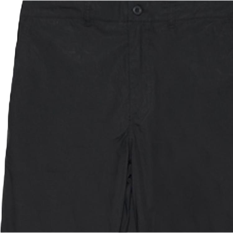 New Era Solid Color Mid Waist Loose Straight Leg Zipper Casual Pants Unisex Pants Black 13718735