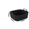 Reusable Air Fryer Silicone Liners Square Non Stick Basket Mat for 4-7QT Air Fryer Oven Microwave Baking Airfryer Accessories