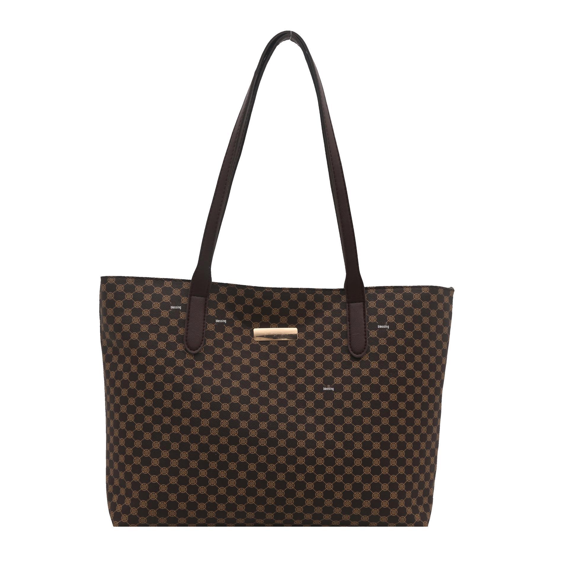 

2025 Women s Large Capacity Vintage PU Tote Shoulder Bag