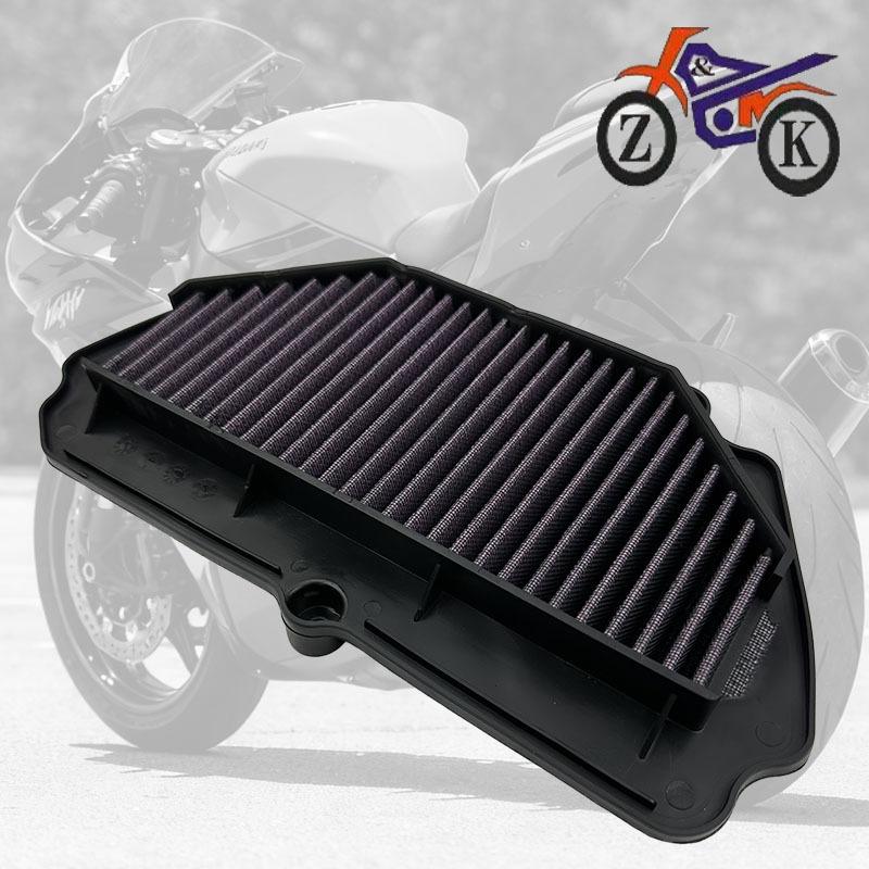 Ninja ZX-6R Motorcycle Air Filter For Kawasaki Ninja ZX6R ZX636 ZX636F ZX636E ZX600R ABS Air Intake Filter Element 11013-0036