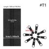 Zippers Repair Kits #3 #5 Sewing Zippers Nylon Coil Zippers for DIY Sewing Craft Clothes Bag Purse Making Supplies