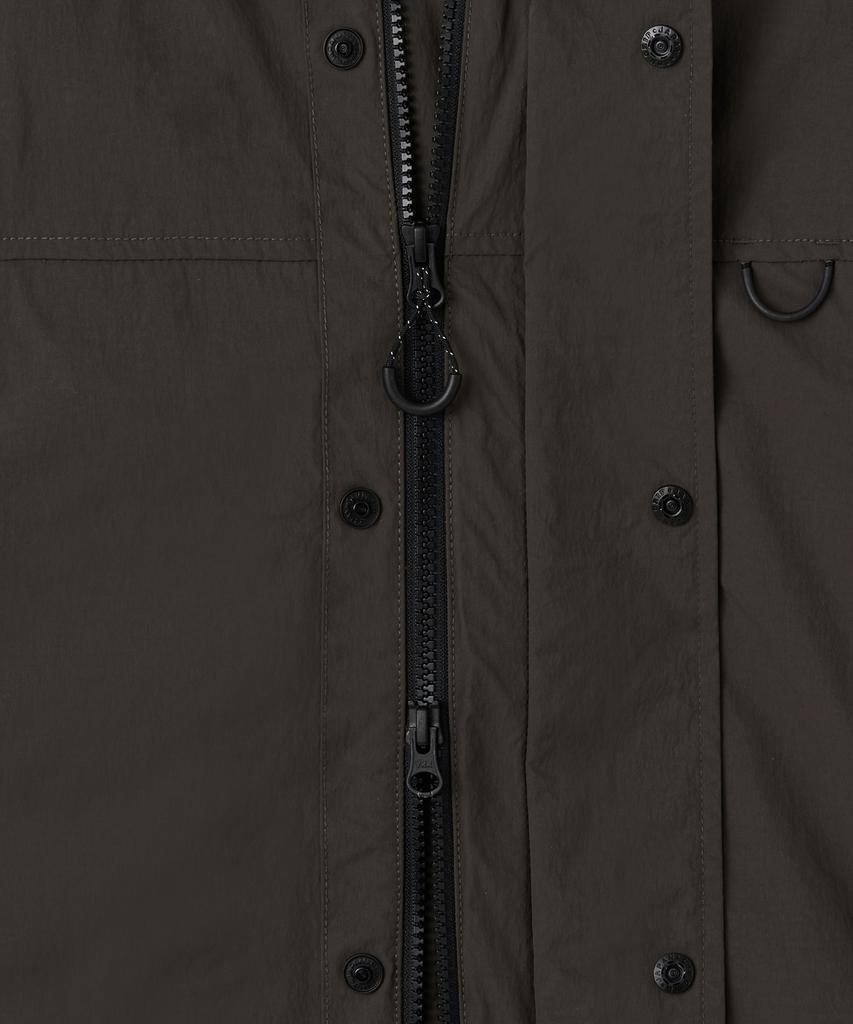 Musinsa Standard [City Leisure] Detachable Sleeve Windbreaker Jacket [Mud Grey]