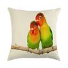 Painted Pattern Of The Macaw Digital Printing Short Plush Pillow Covers For Car Sofa Office Cushion Cover Home Goods