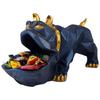 Bulldog Design Storage Holder Showpiece for Home Decorative Item, Animal Figurines for Home Shelves Decor Showpiece (6 inch Size, Black),, Resin