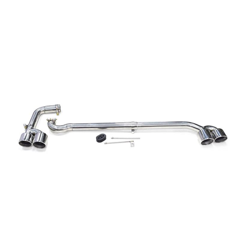 BMW X3/X4 Exhaust Modification: Dual Square Outlet Tailpipe F25/F26, Stainless Steel Carbon Fiber Tips
