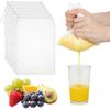 6 Pcs Juicing Bag, 7.87 × 5.9 Inch Juicer Bags, Fine Mesh Nut Milk Bag, Drawstring Nut Bags Strainer for Juicing Fruit Juice Coffee Tea Yogurt