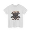 Viking Skull with Crossed Axes T-Shirt | Norse Helmet Graphic, Cotton Shirt Gift