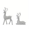 Resin Deer Statue for Christmas Holiday Mantel Tabletop Home Decor