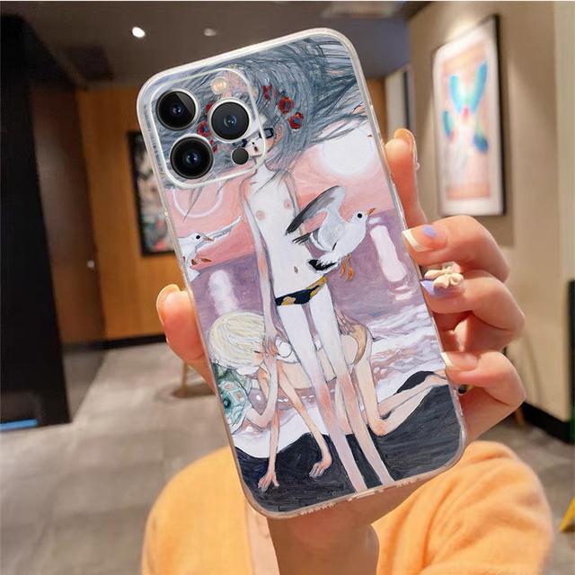 Phone Case For Iphone 14 Pro Max 13 12 11 Pro Max Xs Xr X 12mini 7 8 14 Plus Se Aya Takano Girl Art Case Funda