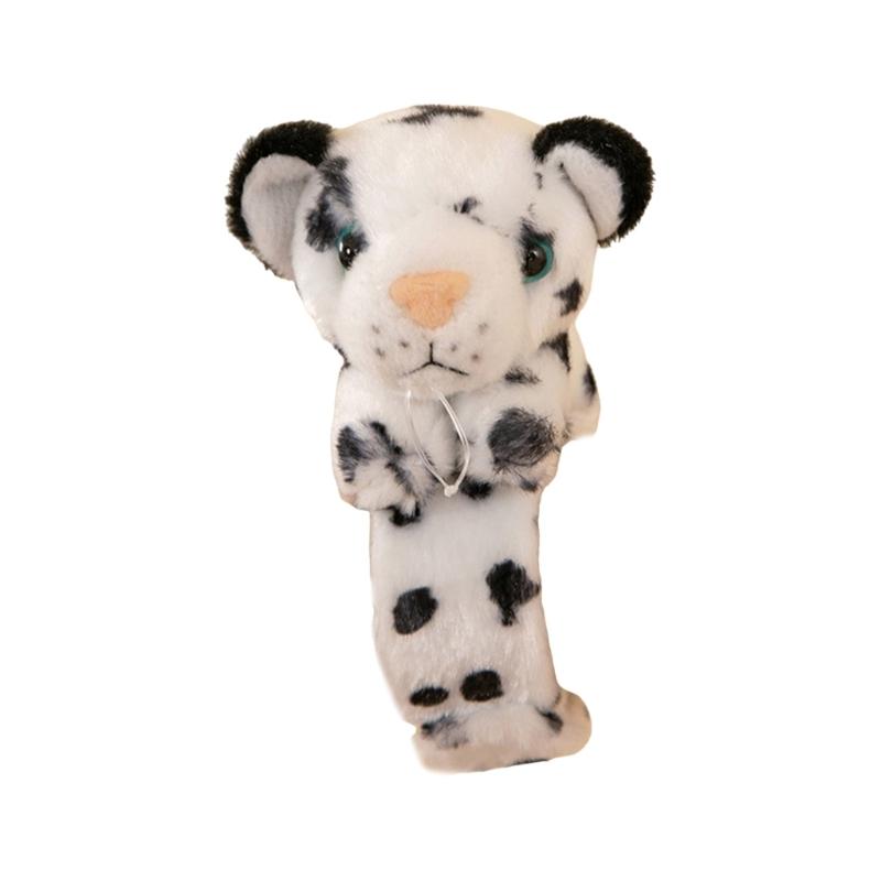 Stuffed Animal Slap Bracelet Plush Wristband Snap Wrist Band Creative Fashionable Bracelet Jewelry for Kids Party Gift