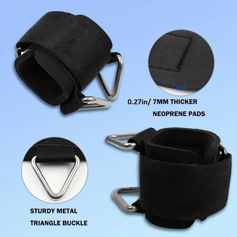 2Pcs Wristband Buckle Hand Strap Fitness Accessory for Arm Workout Training Resistance Rope Exercise Equipment