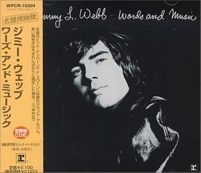 CD JIMMY WEBB - Words And Music WPCR10304 Reprise Records 1999 Japan Rock Used