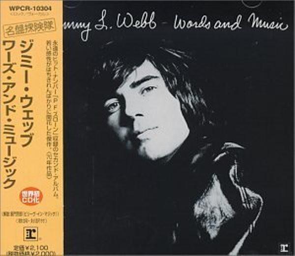 

CD JIMMY WEBB - Words And Music WPCR10304 Reprise Records 1999 Japan Rock Used