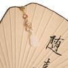 Cheongsam Pressed Collar Hanfu Tea Suit with Retro Xiangyunsha and Versatile Brooch Tassel Pendant