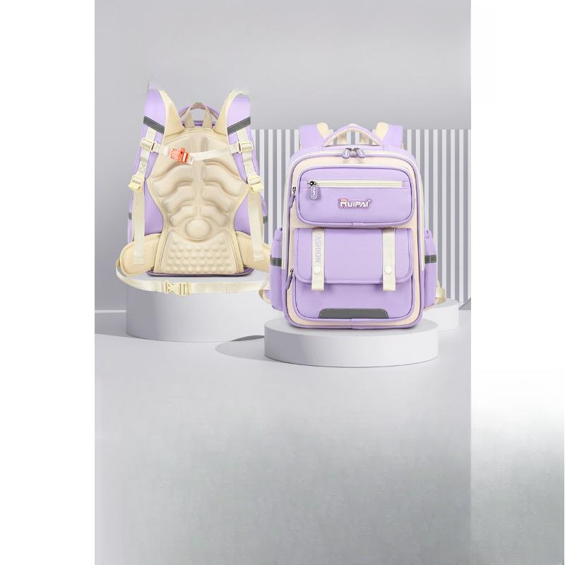Children's Backpack with Multiple Layers of Cloud Backpacks, Boys' Primary School Back Support Backpacks