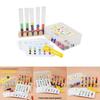 Wooden Educational Childrens Bead Sorting Tubes With Color Recognition For Parentchild Interaction