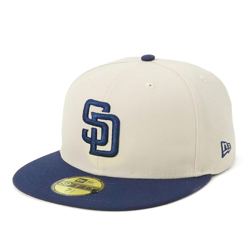

[New Era] newera cap 59FIFTY 70905971 NER34C2456 MLB san diego padres SD stone/light navy white white beige 8 2-Tone ONSPOTZ special order men s