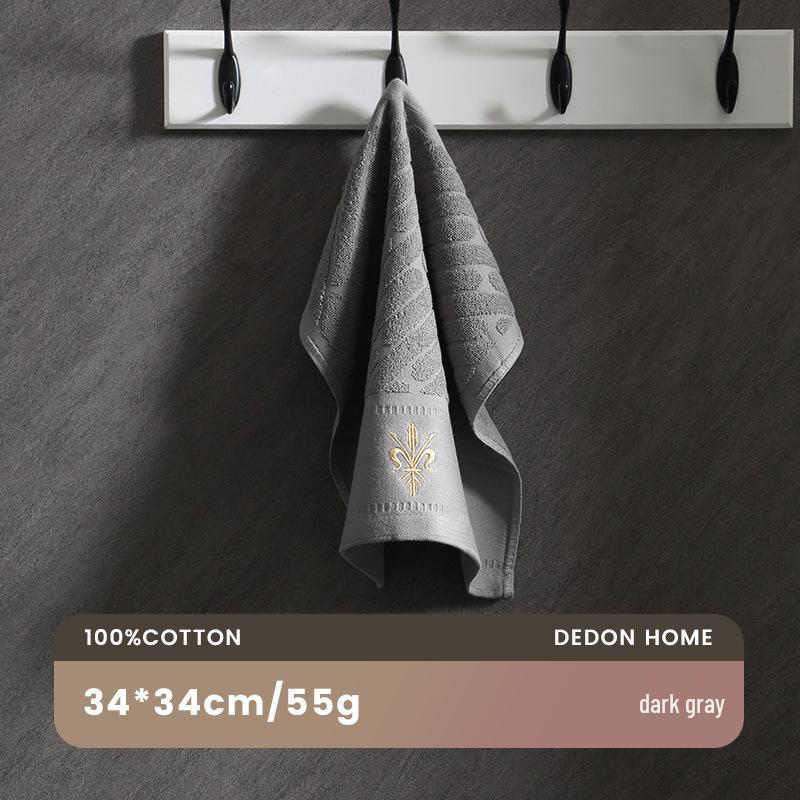 

All-Cotton Quick-Dry Washcloth for Face and Home - Thick, Absorbent Towel for Adults and Kids, 2024 Edition 34*34 cm