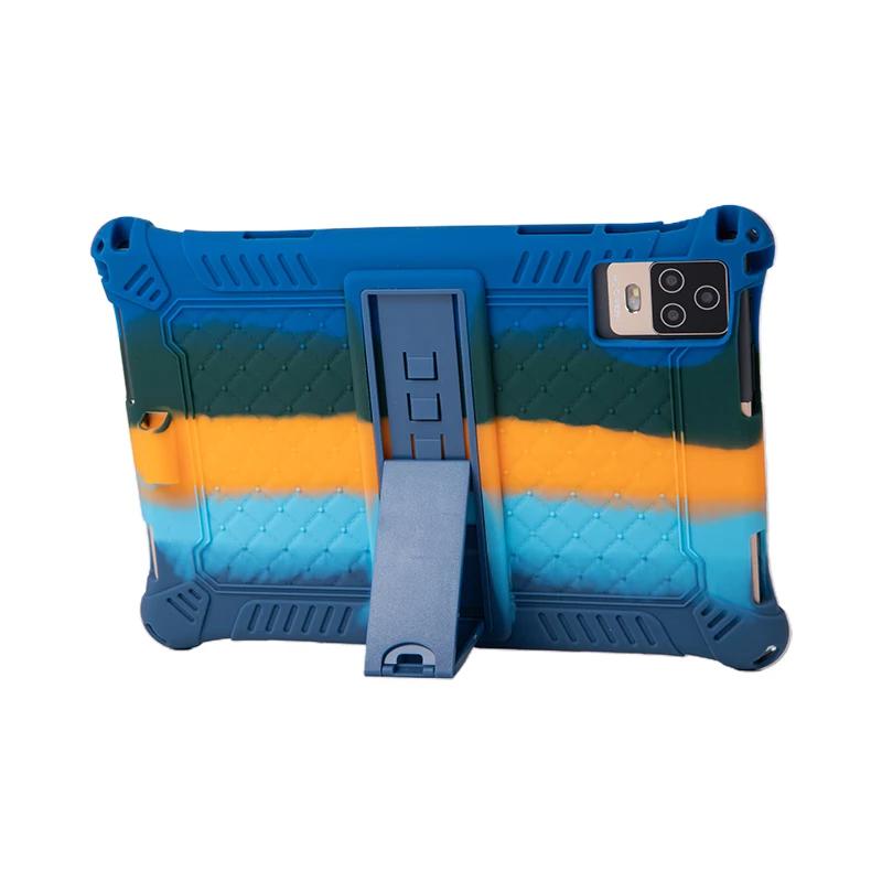 10.1 Universal Case Soft Silicone Tablet Funda for 10 10.1 Inch Android Tablet PC Shockproof Stand Cover Case L 9.57in W 6.42in