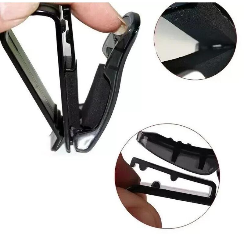 Universele Auto Auto Zonneklep Glazen Doos Zonnebril Clip Kaart Ticket Houder Stand Fastener Pen Case Brillen Auto Accessoires