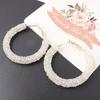 Crystal Hoop Earrings For Women C-shaped Punk Brincos Fashion Jewelry Bijoux Geometric Circle Loop Earring pendientes mujer