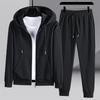 Men Cool Handsome Wear Fashion Two Sets of Young Spring and Autumn Leisure Hoodie Pure Cotton Plus Size Sportswear Suit