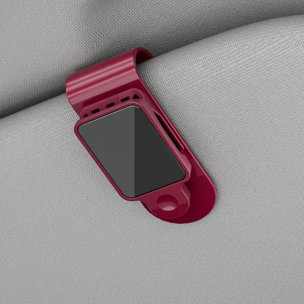 Stable Car Sunglasses Clip Shock-proof Card Ticket Holder Portable Car Sunglasses Holder Sun Visor