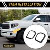 REPAIROCK 1 Set Fog Light Grille Cover Trim Front Lower Bumper Fog Light Cover