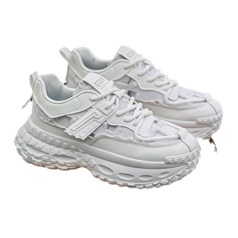 Men's shoes casual shoes soft denim ripped surface breathable running sneakers personalized beggar