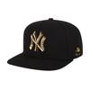 MLB Acrylic Baseball Caps Unisex Black With Gold Logo Fashion 32CP57911-50Q
