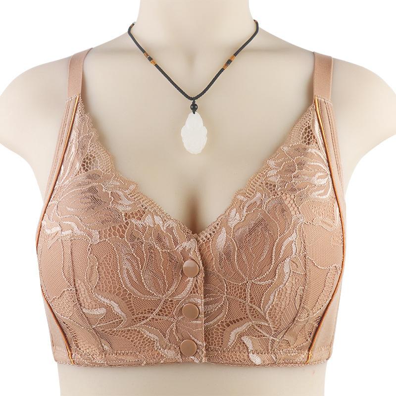 Lace Underwear Front Buckle Underwear Women's Underwear Shaped Adjustable Shoulder Straps Elderly Underwear Strapless Underwear Oversized Bra