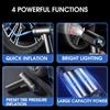12V 150psi Handheld Air Compressor Wireless/Wired Inflatable Pump Portable Air Pump Tire Inflator Digital for Car Bicycle Balls
