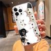 Phone Case For iphone 17ProMax Air 16 15 14 13 Pro Max 15 16 Pro 15Plus Cartoon black cat