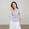ESE-Y Women's 2026 Summer U-Neck Slim Fit Short Sleeve T-Shirt