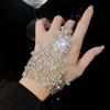 Elegant Rhinestone Bracelet Creative Finger Bangle Bracelet  Beach Party