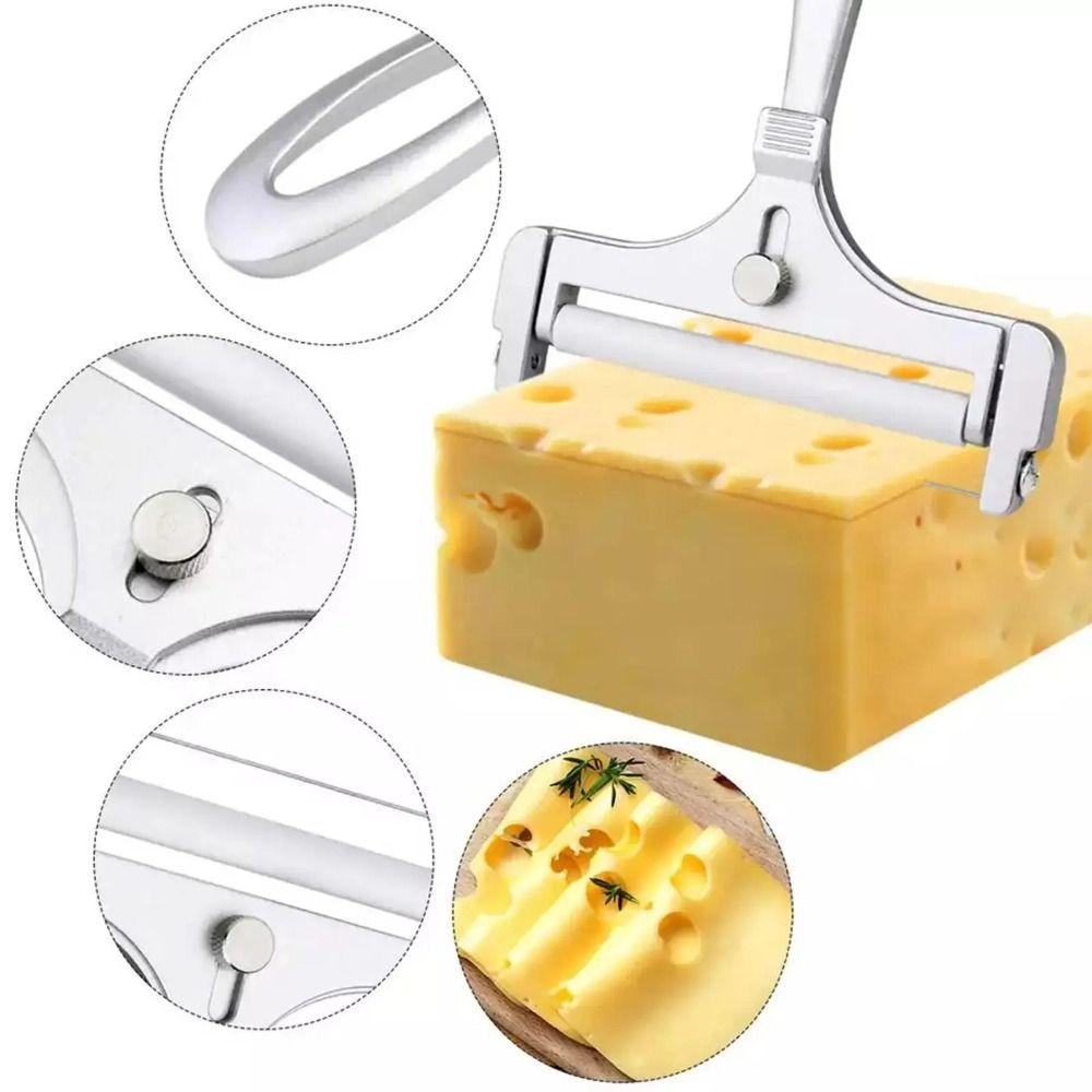 Stainless Steel Cheese Slicer Sturdy Butter Scraper Kitchen Gadget Cheese Peeler  Butter
