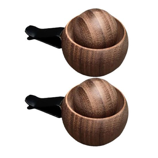 Houten Etherische Olie Diffuser Ronde Bal Aromatherapie Diffuser Natuurlijke Walnoot Passieve Olie Diffuser voor Huis Auto Yoga Zaal SPA