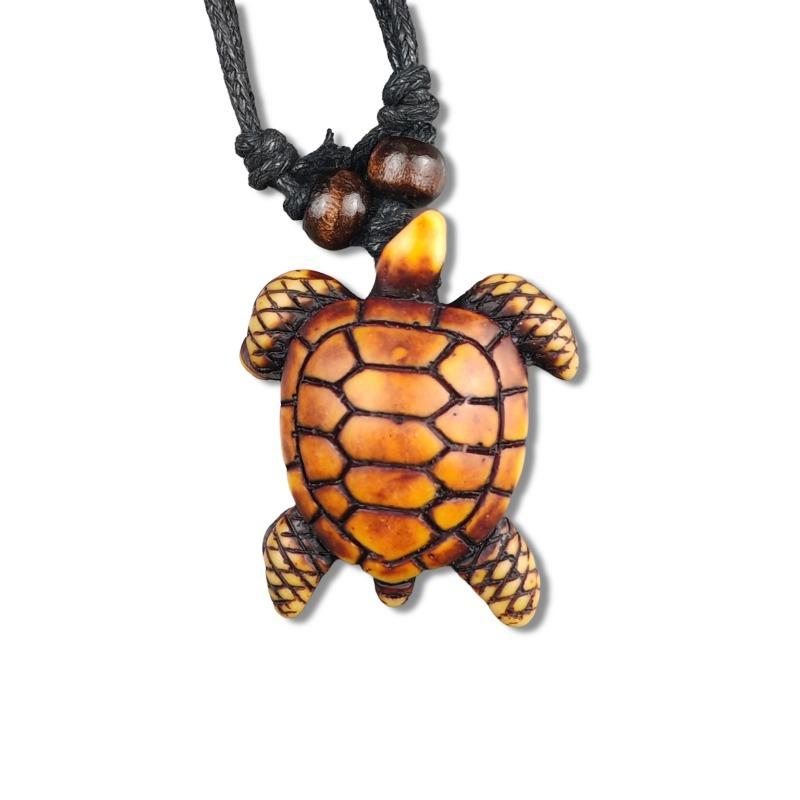 Vintage Animal Necklace, Springy Turtle Resin Jewelry Pendant, Sweater Chain Couple Accessories