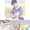 Intelligent Sensing Coin-eating Robot Diy Wood Material Science Experiment Toy For Elementary Students Ha-a03