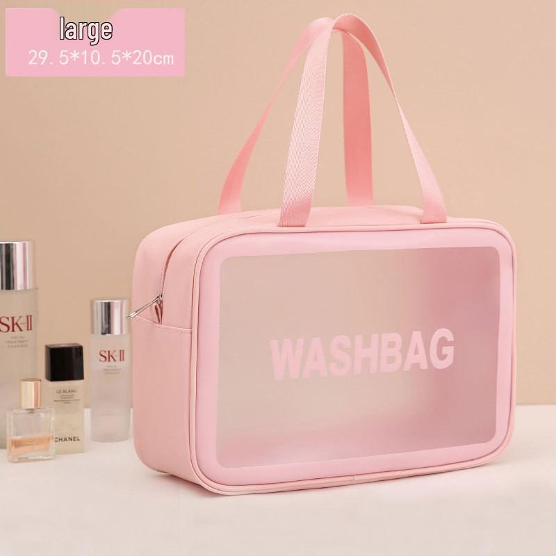 Women's Portable Makeup and Toiletries Bag - Dry/Wet Separation, Large Capacity, Travel Storage, High-End Feel