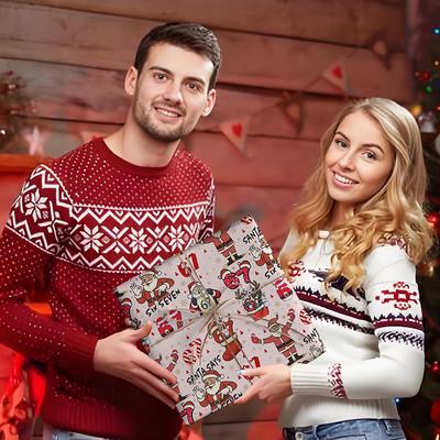 67 Christmas Wrapping Paper, 6 7 Wrapping Paper, 67 Funny Christmas Gift Wrap For Kids, Santa 67