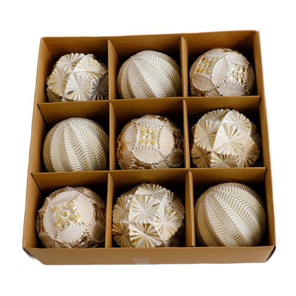 9/16pcs 6/8cm Christmas Ball Decoration Set Colorful Ornaments For Festive Trees Christmas Party Decorations