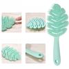 1 PC Long-handled Leaf Shampoo Brush, Fluffy and Soft Massage Brush, Scalp Meridian Shampoo and Massage Comb In One, Holiday Gift
