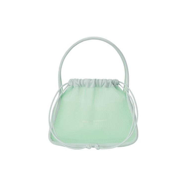 Alexander Wang Ryan Polyester One Shoulder Handbag Small Women's Light Green 20223K21T350