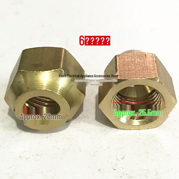 Copper Air Conditioning Pipe Joint Lock Nut Cap