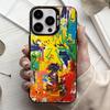 Cool C-Colorful G-Graffiti  Phone Case For iPhone17,16,15,14,13,12,11 Plus,Pro Max Candy Silver Plated Inside Cover