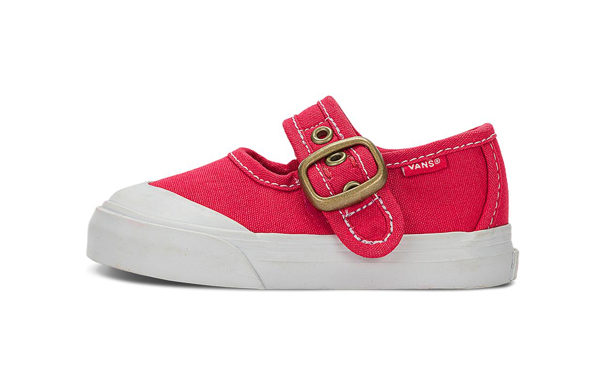 Vans Mary Jane Breathable And Lightweight Low top Toddler Shoes Red Infant And Toddler VN000CRYH2D 23.5