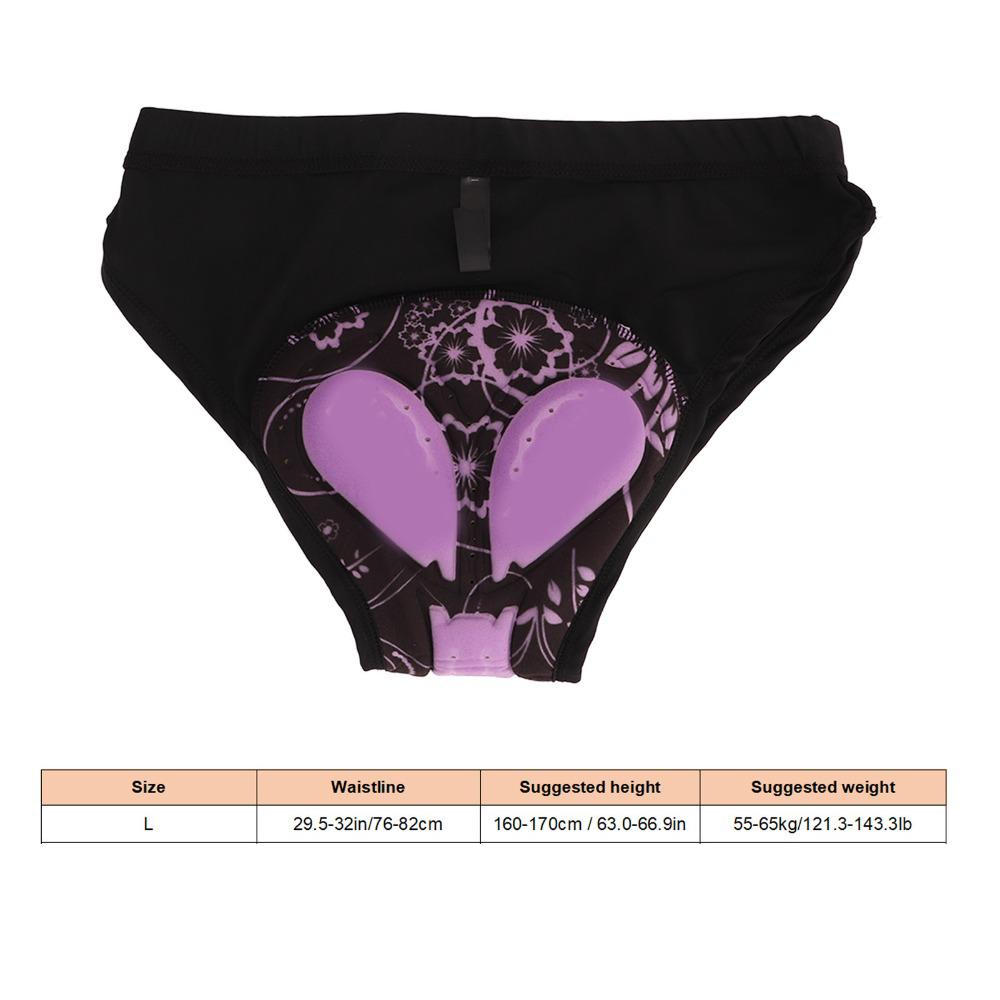 Polyester, Silicone Women Cycling Shorts Women Bicycle Briefs for MTB Road Riding Fitness