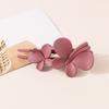 Women Solid Color Strong Grip Hair Clip Exquisite Anti-slip Butterflies Decor Elegant Hairpin Hair Accessories
